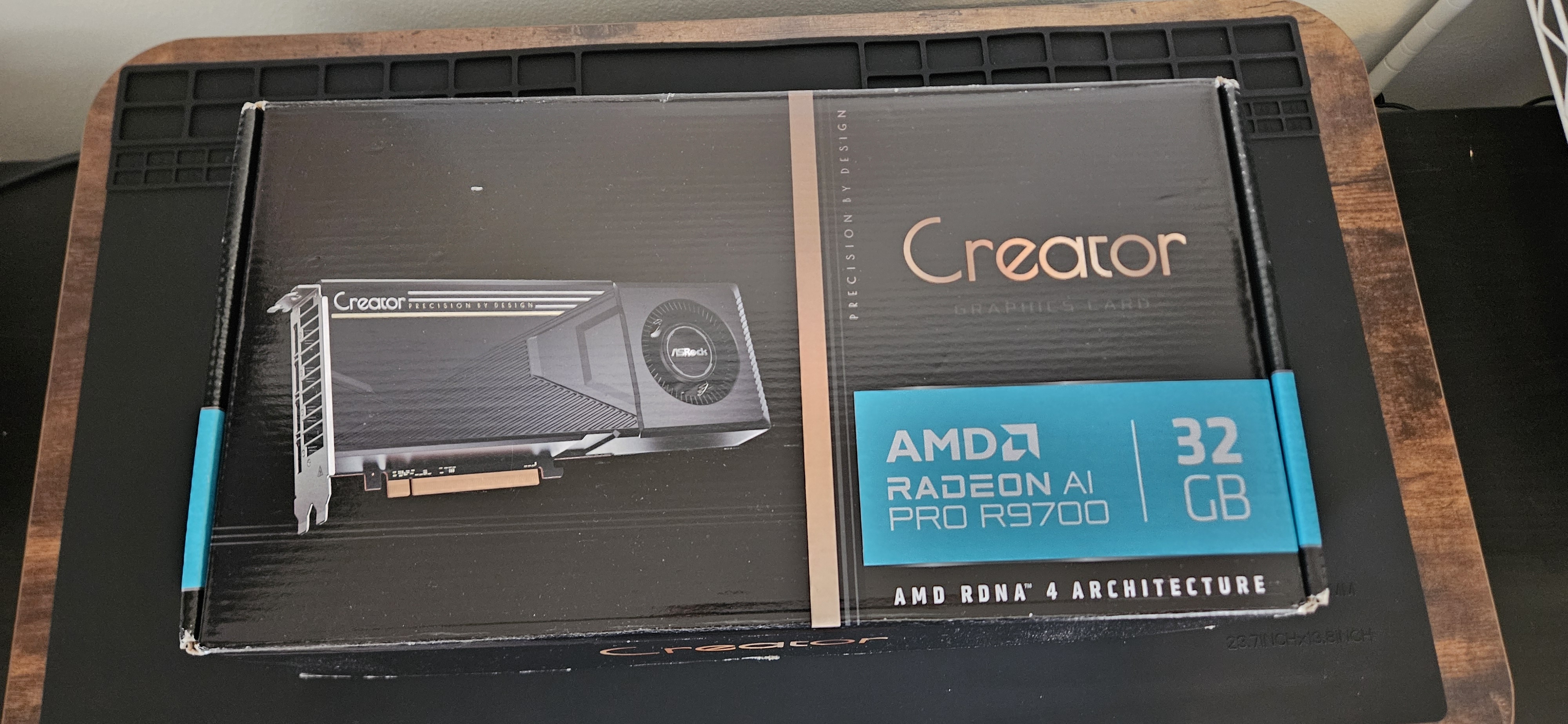 AMD Radeon AI PRO R9700 GPU in the home lab